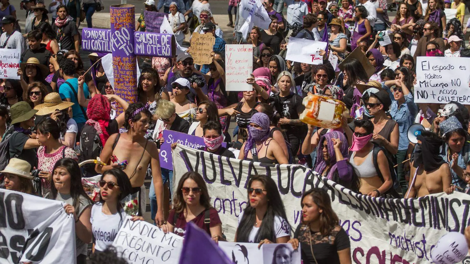 Mujeres manifestación cuartoscuro